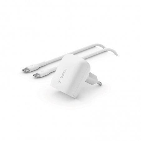 Chargeur secteur USB-C 20W avec câble USB-C Belkin photo 1