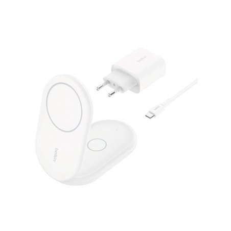Station de charge sans fil Qi2 15W 2 en 1 Belkin photo 3