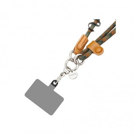 Tour de cou cordon Elena Vert et marron photo 2