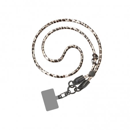 Tour de cou cordon Iris Blanc photo 1