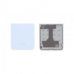 Vitre arrière inférieure Bleue pour Samsung Galaxy Z Flip6 photo 1