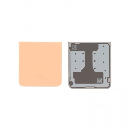 Vitre arrière inférieure Pêche pour Samsung Galaxy Z Flip6 photo 1