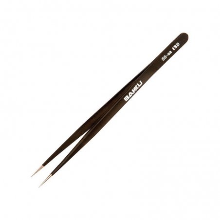 Pince droite de précision en acier inoxydable BAKU SS-SA A8 photo 1