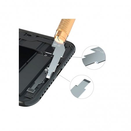 Lame DP-08 spécial pour retirer les adhésifs écrans photo 2