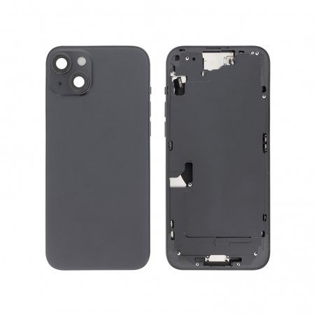 Châssis avec vitre arrière pour iPhone 15 Plus Noir photo 1