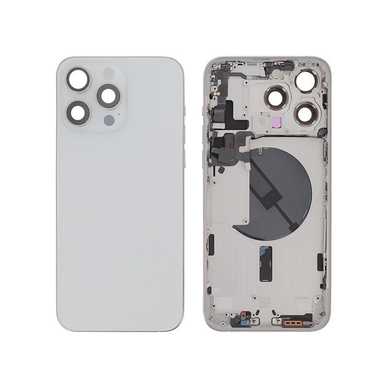 Châssis pour iPhone 15 Pro Max Titane Blanc photo 1
