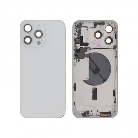 Châssis pour iPhone 15 Pro Max Titane Blanc photo 1