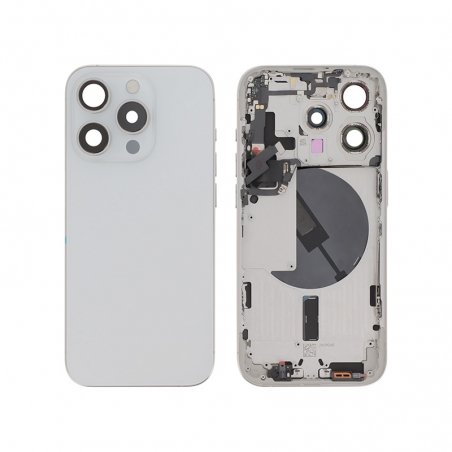 Châssis pour iPhone 15 Pro Titane Blanc photo 1
