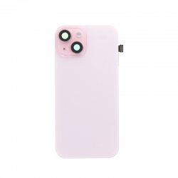 Vitre arrière rose complète pour iPhone 15 photo 1