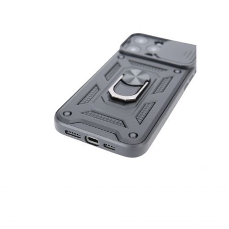 Coque Defender noire pour iPhone 15