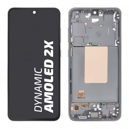 Ecran reconditionné avec châssis Noir pour Samsung Galaxy S24 FE photo 2