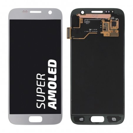 Ecran d'origine reconditionné pour Samsung Galaxy S7 argent_photo2