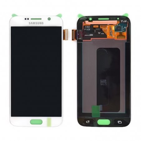 Ecran Amoled Blanc et vitre prémontés pour Samsung Galaxy S6 / S6 Dual SIM photo 2