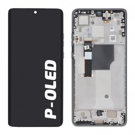 Bloc écran d'origine pour Motorola 40 Edge Neo Bleu Lunaire photo 1