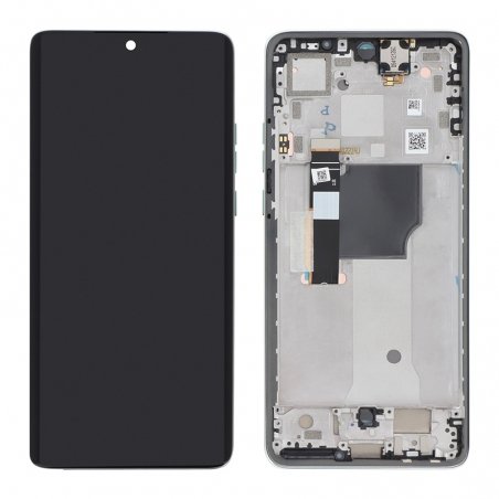 Bloc écran d'origine pour Motorola 40 Edge Neo Bleu Lunaire photo 2