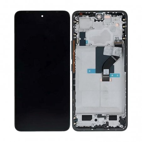 Bloc écran complet avec châssis noir pour Xiaomi 12 Lite photo 2
