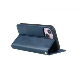 Housse portefeuille pour iPhone 16 Plus - Bleu
