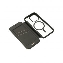 Housse portefeuille Magsafe Noire pour iPhone 16 Pro Max