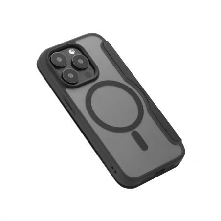 Housse portefeuille Magsafe Noire pour iPhone 15 Pro Max Pro Max