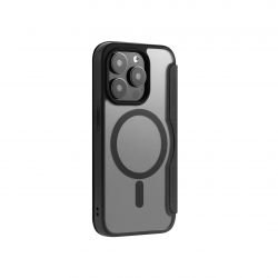 Housse portefeuille Magsafe Noire pour iPhone 15 Pro Pro