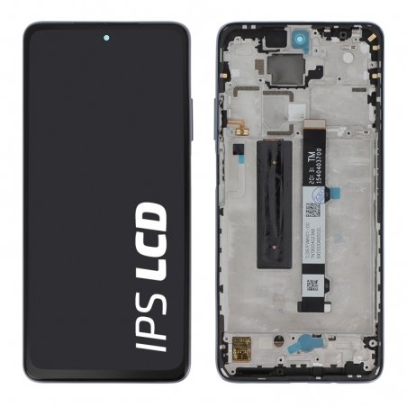 Ecran avec châssis pour Xiaomi Mi 10T Lite Gris - photo 1