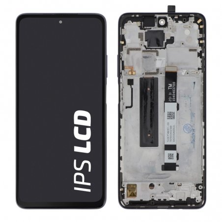 Bloc écran LCD compatible pré-monté sur châssis pour Xiaomi Mi 10T Lite Bleu photo 01