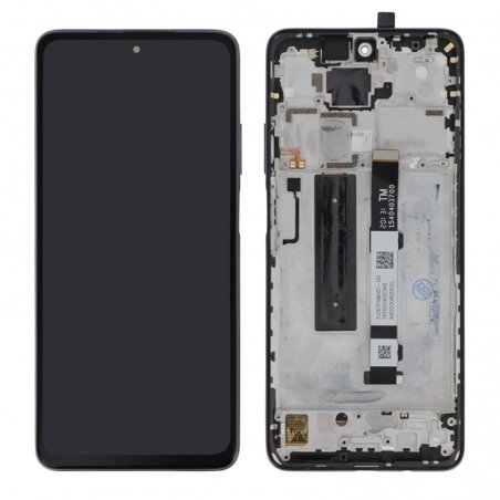 Bloc écran LCD compatible pré-monté sur châssis pour Xiaomi Mi 10T Lite Bleu photo 02