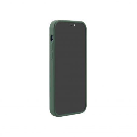 Coque silicone MagSafe Vert foncé pour iPhone 16 Pro