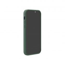 Coque silicone MagSafe Vert foncé pour iPhone 16 Plus