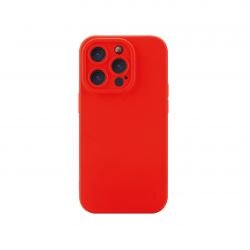 Coque silicone MagSafe Rouge pour iPhone 16 Pro