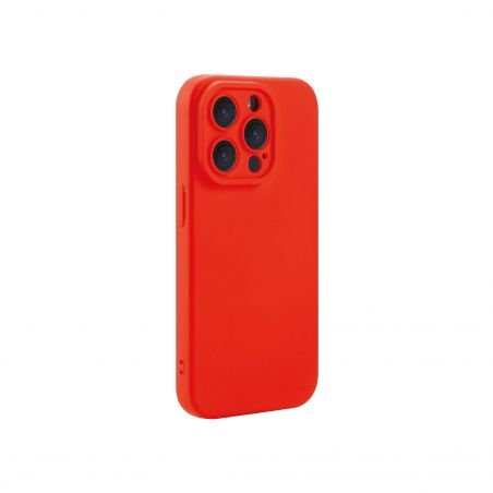 Coque silicone MagSafe Rouge pour iPhone 16 Pro Max