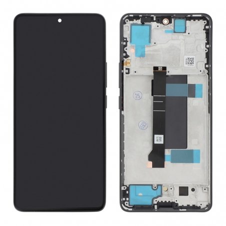 Bloc écran noir recondtionné avec châssis pour Poco X6 photo 2