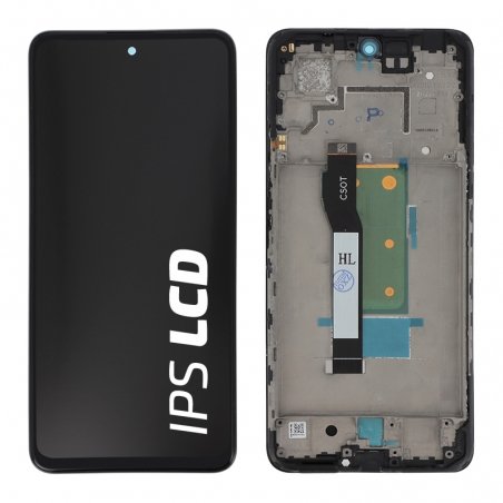 Bloc écran complet reconditionné avec châssis noir pour Xiaomi Poco X4 GT photo 1