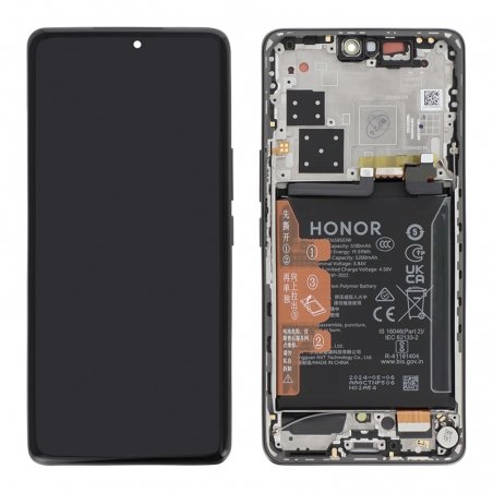 Bloc écran origine pour Honor 200 Pro Noir - batterie incluse photo 2