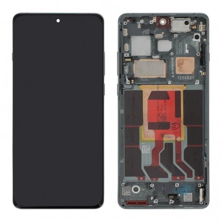 Ecran d\'origine avec châssis vert Emeraude pour OnePlus 12 photo 2