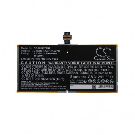 Batterie d'origine pour Microsoft Surface Pro 4_photo1