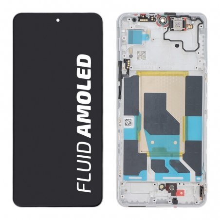 Ecran dorigine avec châssis argent OnePlus Nord 4 photo 1