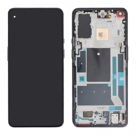 Ecran d\'origine OnePlus avec châssis noir pour OnePlus 9 photo 2