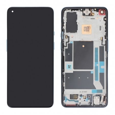 Ecran d\'origine OnePlus avec châssis bleu pour OnePlus 9 photo 2