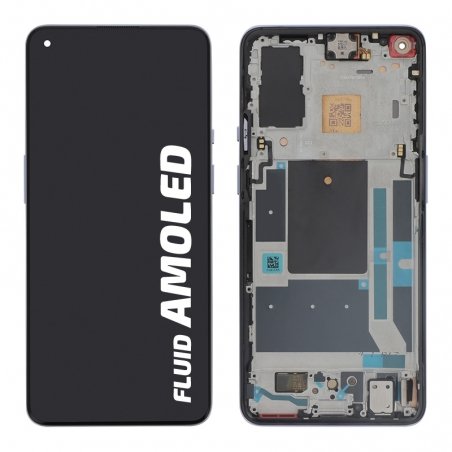 Ecran d\'origine OnePlus avec châssis violet pour OnePlus 9 photo 1