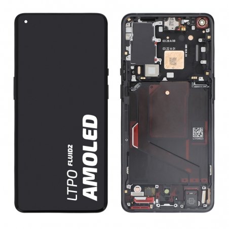 Ecran d\'origine OnePlus avec châssis noir pour OnePlus 9 Pro photo 1