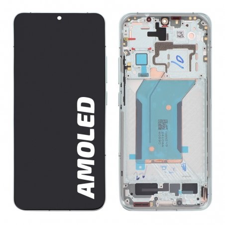 Ecran d\'origine Xiaomi avec châssis vert pour Xiaomi 14 photo 1