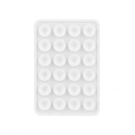 Support téléphone ventouse à coller Blanc