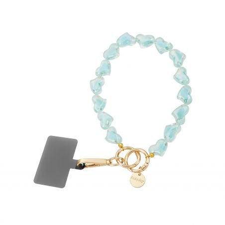 Bracelet chaîne Courte 30cm Cora Bleu Ciel