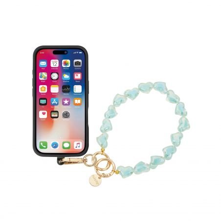 Bracelet chaîne Courte 30cm Cora Bleu Ciel