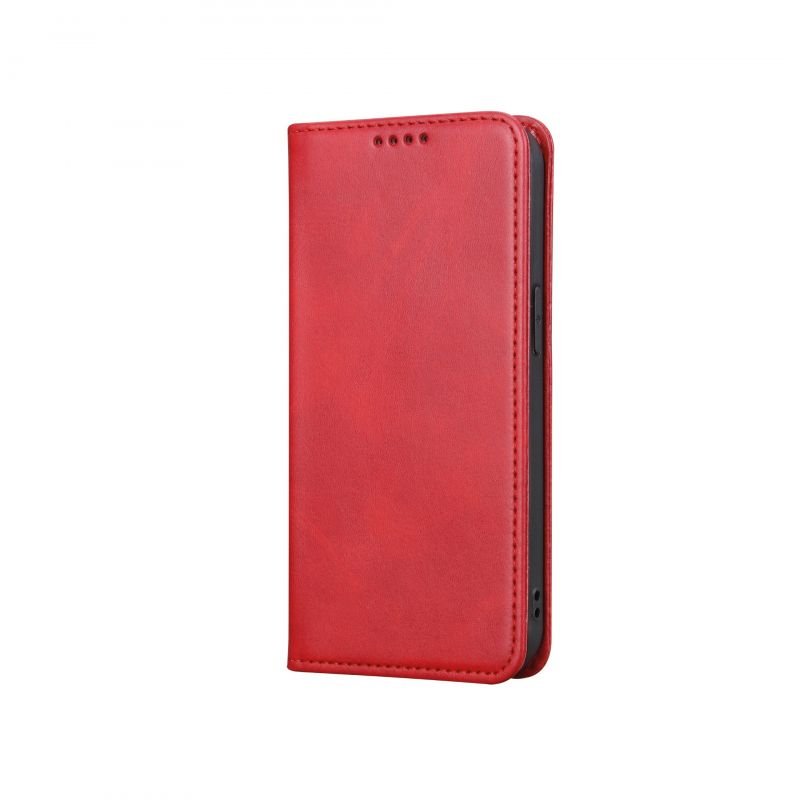 Etui portefeuille Rouge pour Samsung Galaxy S25