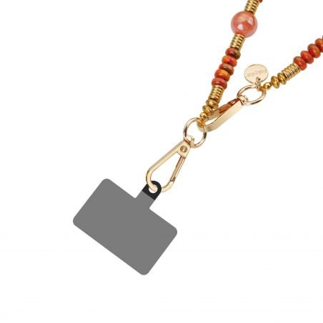 Bracelet cordon 40cm Kelsey Rouge