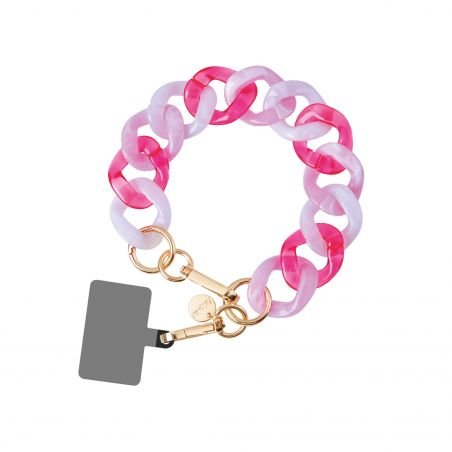 Bracelet chaîne Courte 30cm Kera Rose