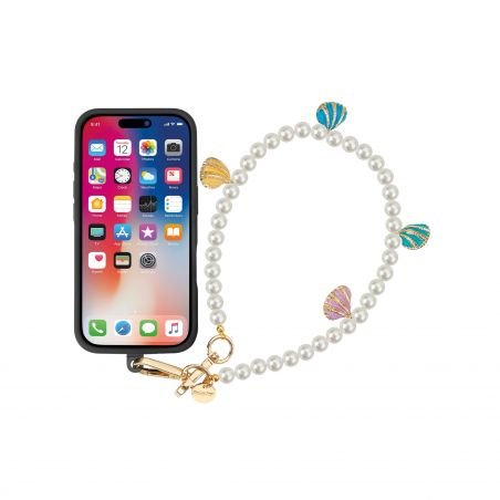 Bracelet chaîne Courte 40cm Rosie Blanc