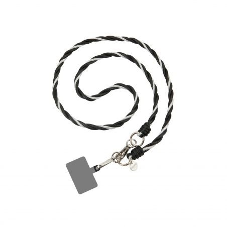 Tour de cou Crystal Noir Longueur 120 cm